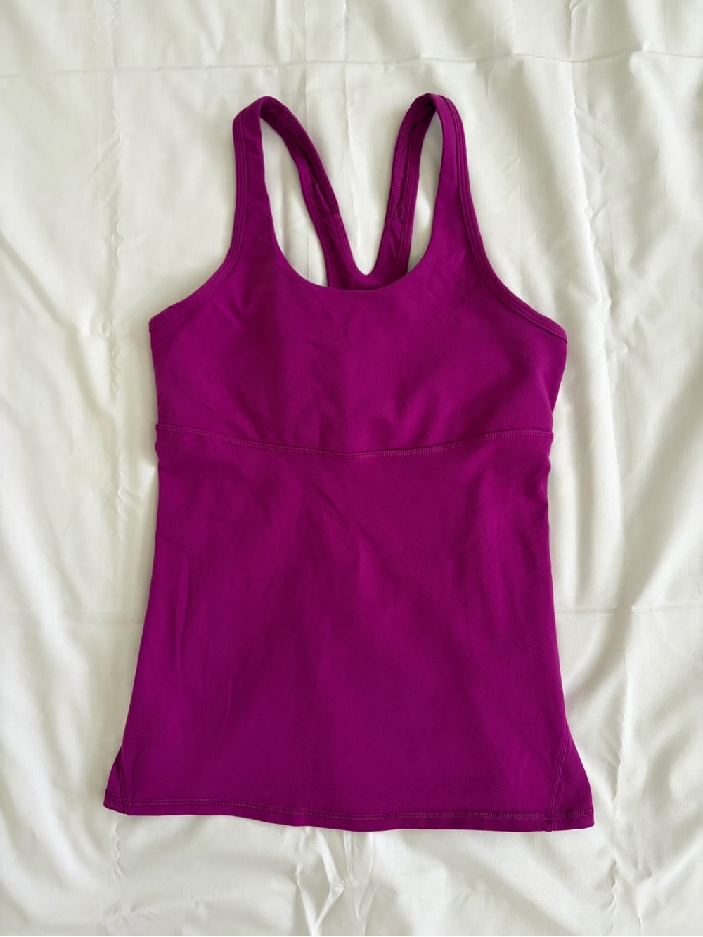 Lululemon Crossback Tank Top Regal Plum / Black 6